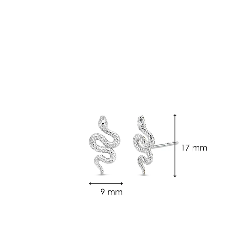 Enchanting Snake Stud Earrings