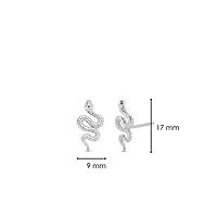Enchanting Snake Stud Earrings