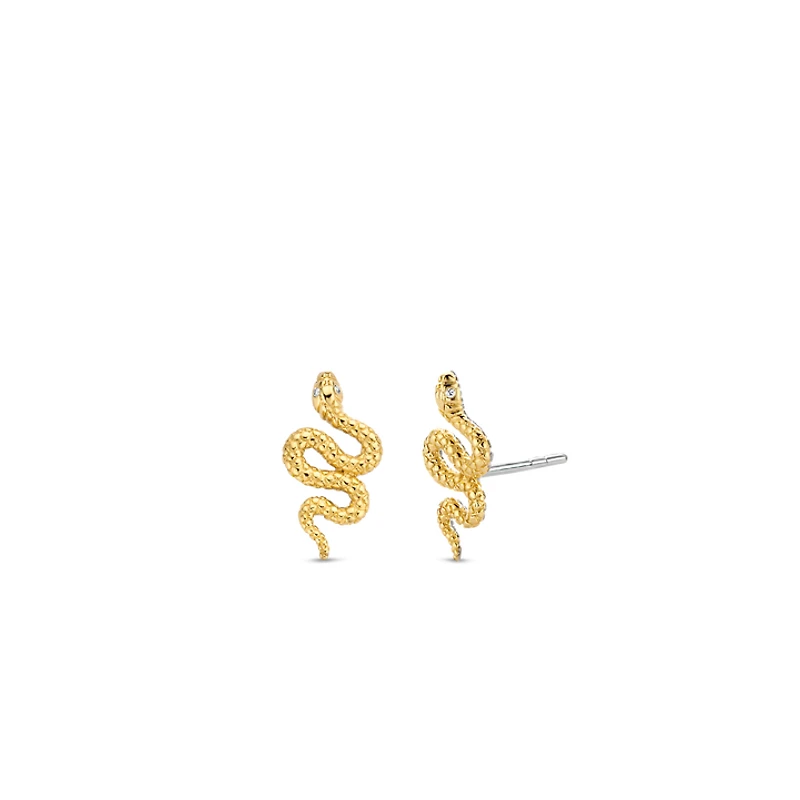 Enchanting Snake Stud Earrings