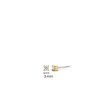 Mini Zirconia 3mm Stud Earrings