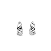 Wave 16mm Huggie Earrings