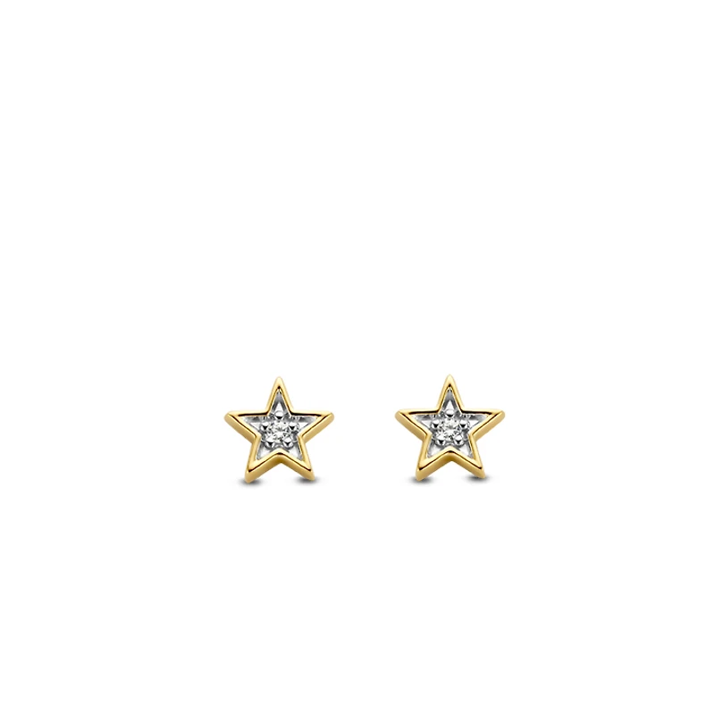 Pave Star Stud Earrings