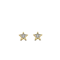 Pave Star Stud Earrings