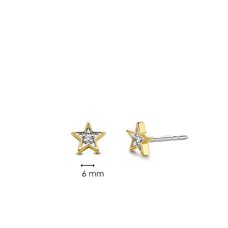 Pave Star Stud Earrings