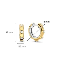Cactus 17mm Huggie Earrings
