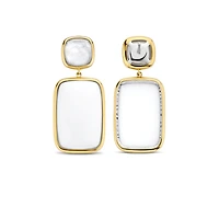 Outspoken White Earrings
