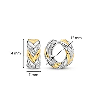Braid Ultra 14MM Huggie Earrings