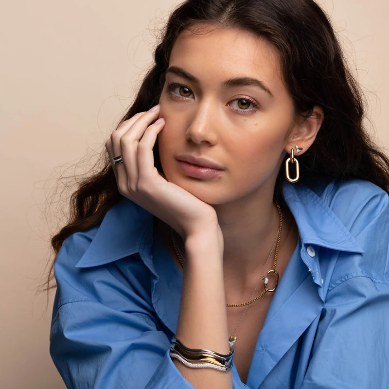 Mako Pave Stud Earrings