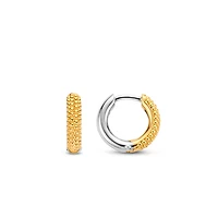 Urchin Golden 14MM Huggie Earrings