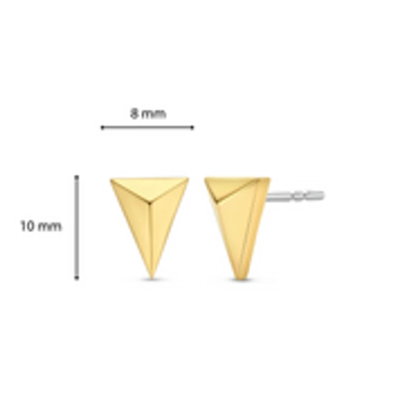 Golden Rebel Stud Earrings
