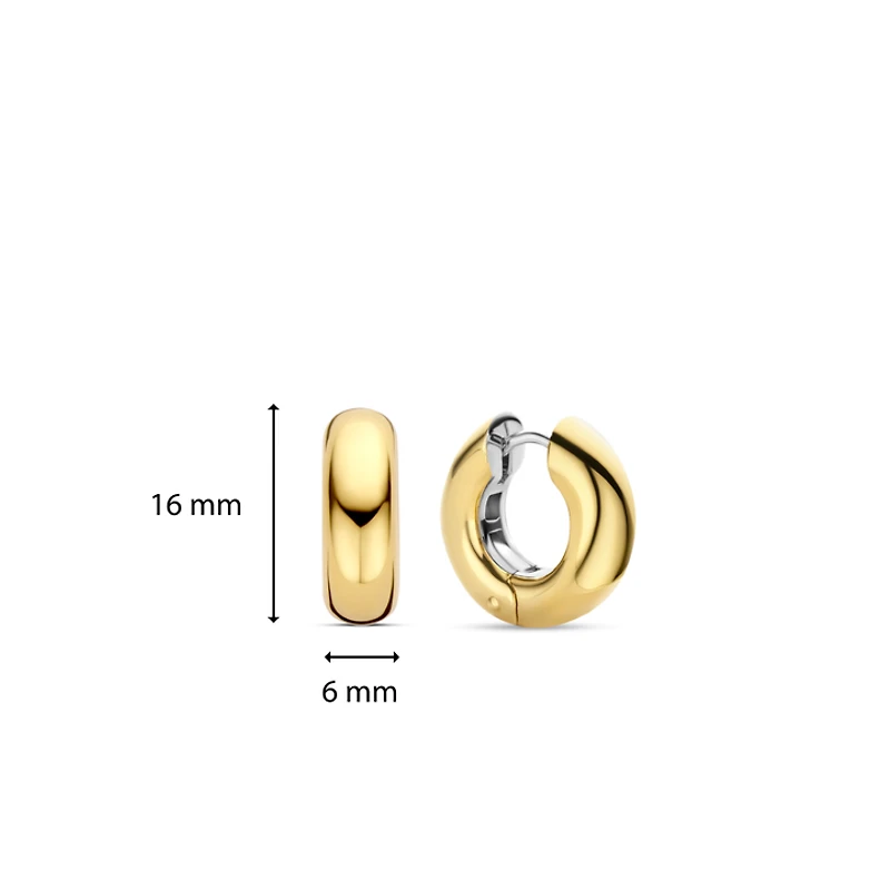 Signature TSM 16mm Golden Earrings