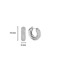 Signature 16mm Pave Earrings