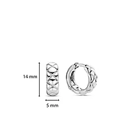 Padded 14MM Huggie Earrings