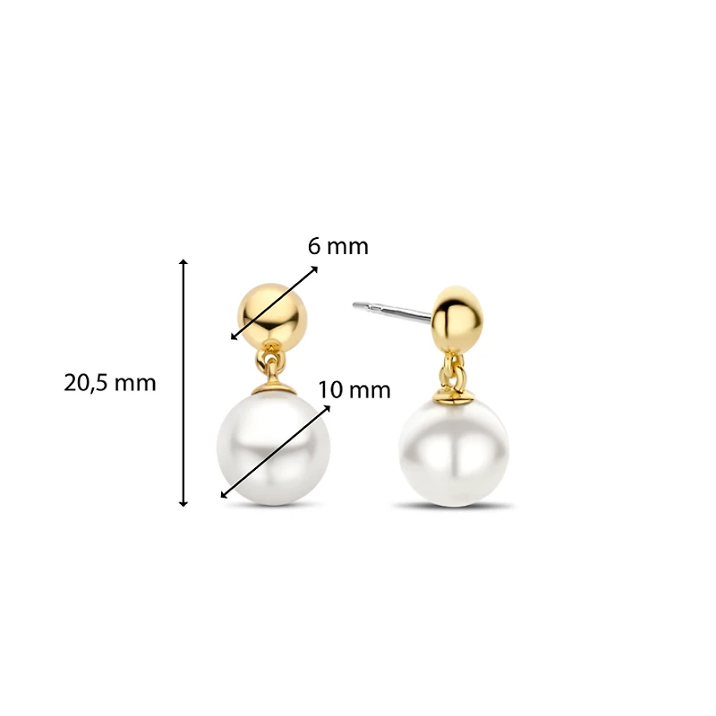 Joyful Pearl Jumbo Drop Earrings