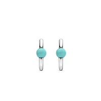 Bead Hardware Turquoise Earrings