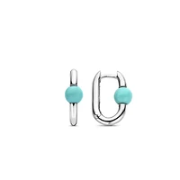 Bead Hardware Turquoise Earrings