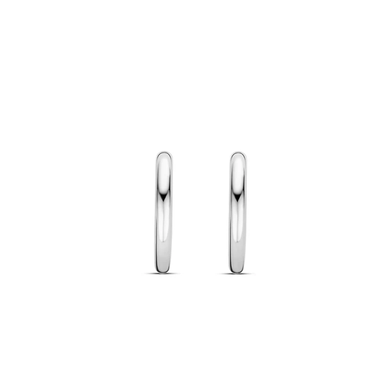 Heart Shaped Huggie Earrings 20mm