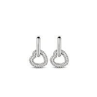 Unique Heart Charm Earrings