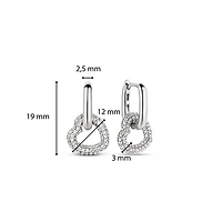 Unique Heart Charm Earrings