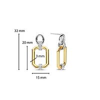 Classic Edge Drop Earrings