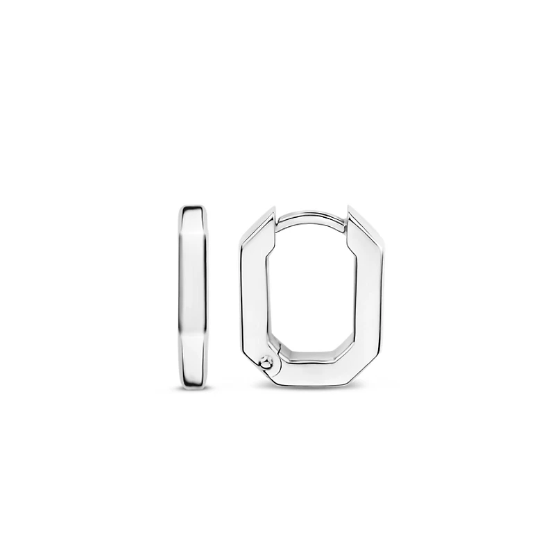 Reflexions Silver Huggie Earrings