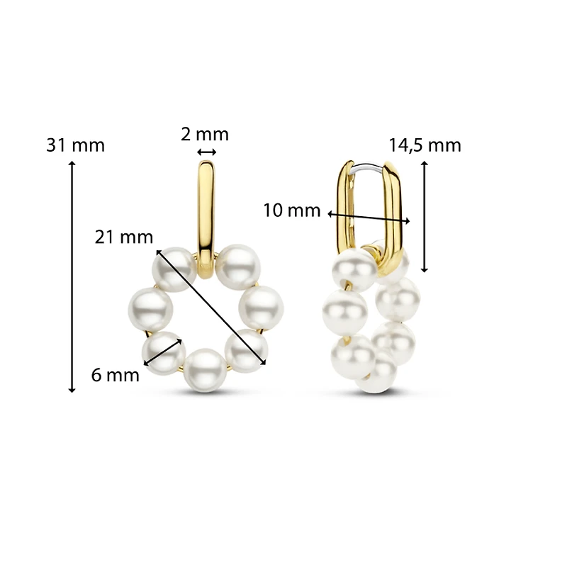 Audrey Pearl Earrings