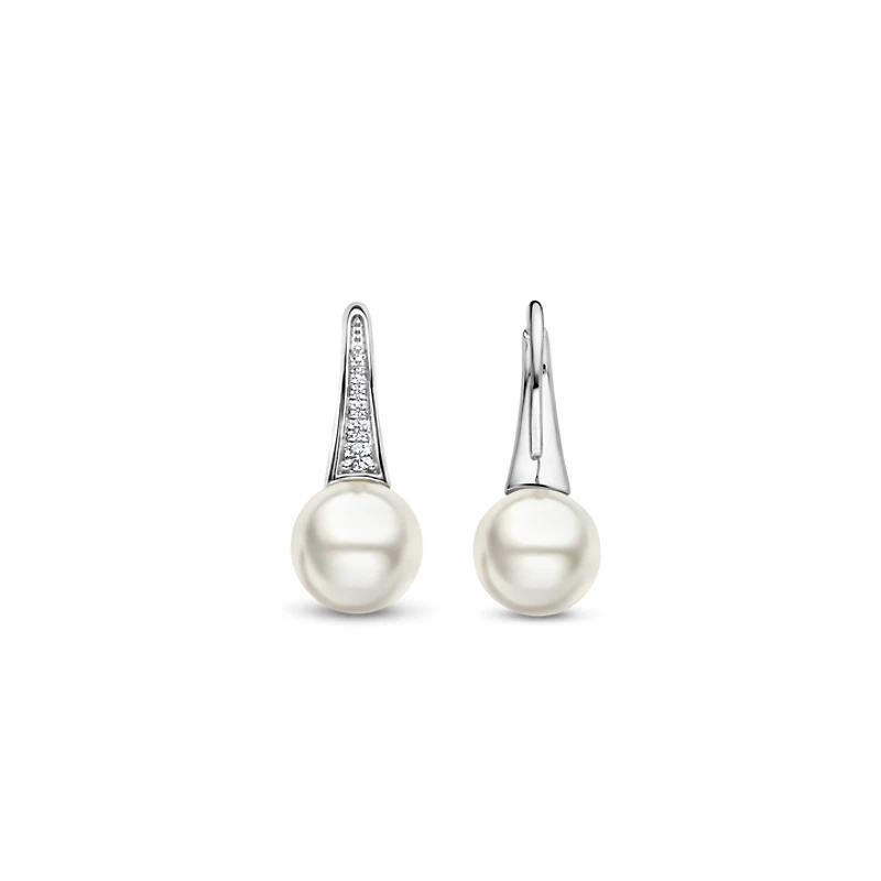 Cosmic Pearl Sparkling Earrings