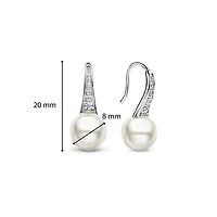 Cosmic Pearl Sparkling Earrings