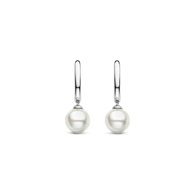 Cosmic Pearl Dangle Earrings