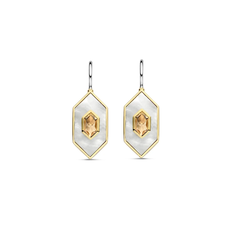 Celestial Mother Pearl Dangle Earrings