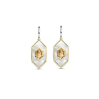 Celestial Mother Pearl Dangle Earrings