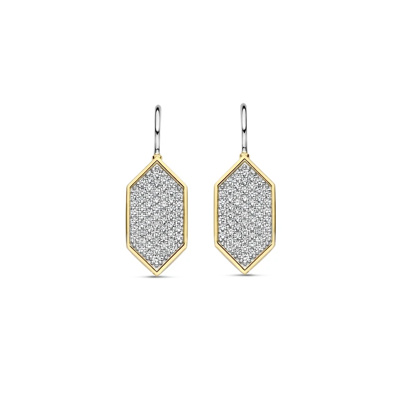 Celestial Pave Dangle Earrings