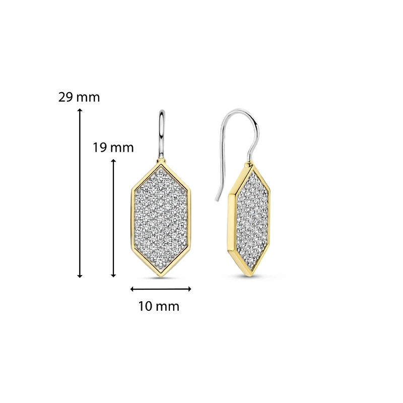 Celestial Pave Dangle Earrings