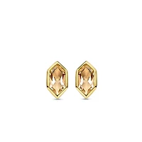 Celestial Peach Stud Earrings