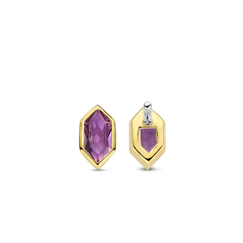 Celestial Violet Stud Earrings