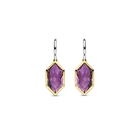 Celestial Violet Dangle Earrings