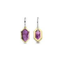 Celestial Violet Dangle Earrings