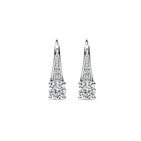 Brilliant Small Solitaire Earrings