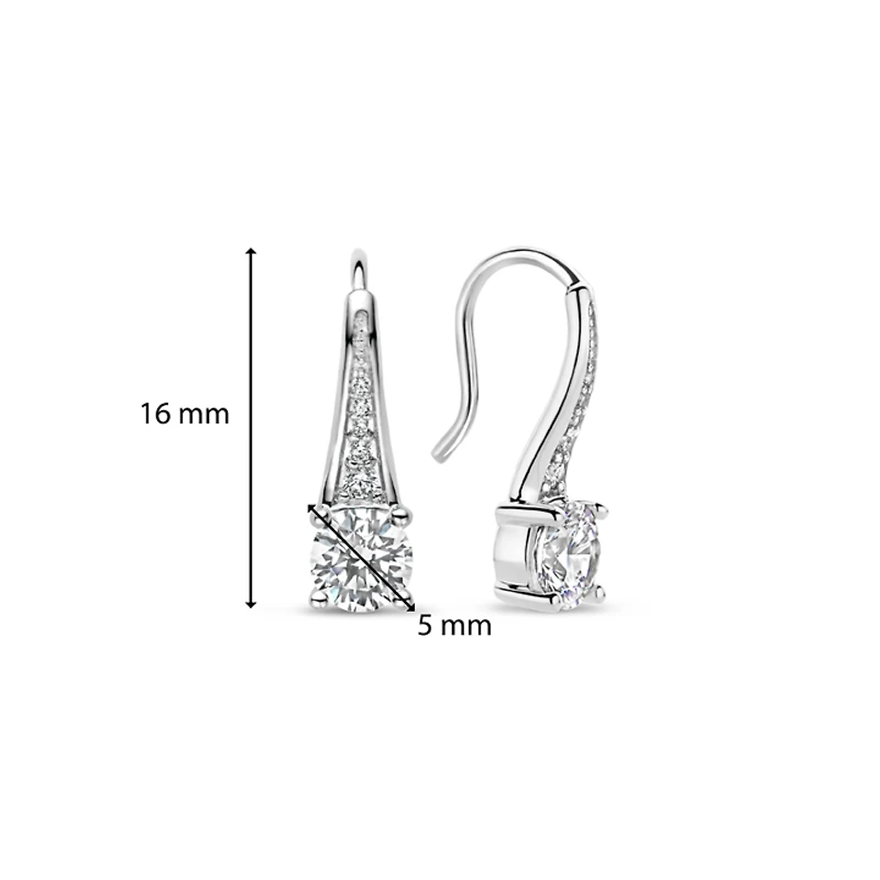 Brilliant Small Solitaire Earrings