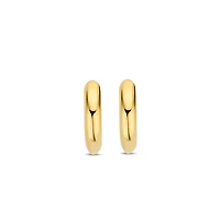 Basic 10MM Golden Huggie Earrings