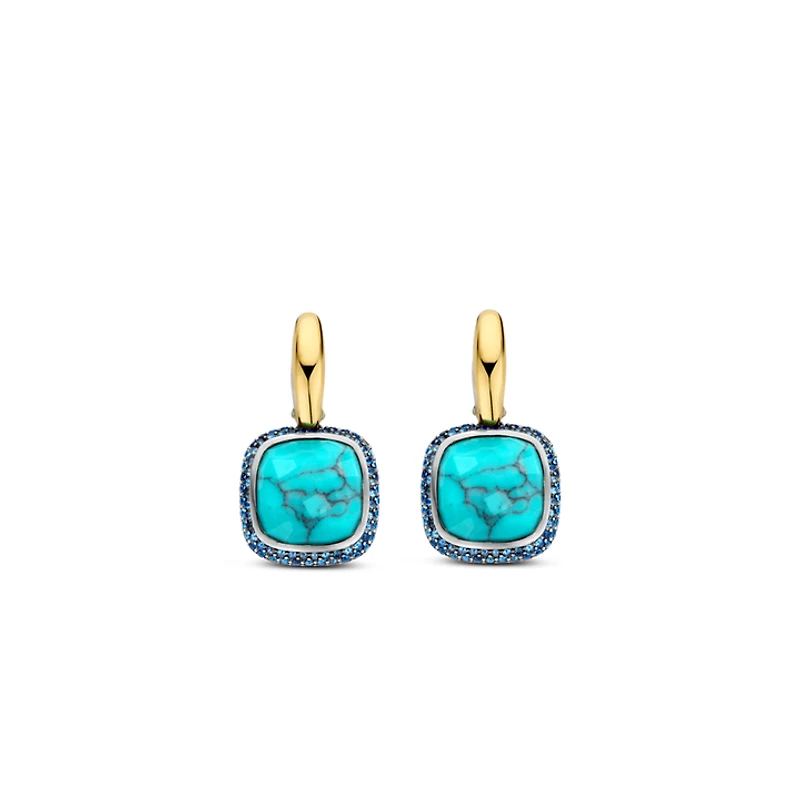 Cushion Turquoise Earrings