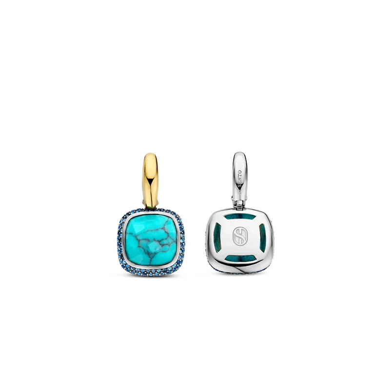 Cushion Turquoise Earrings