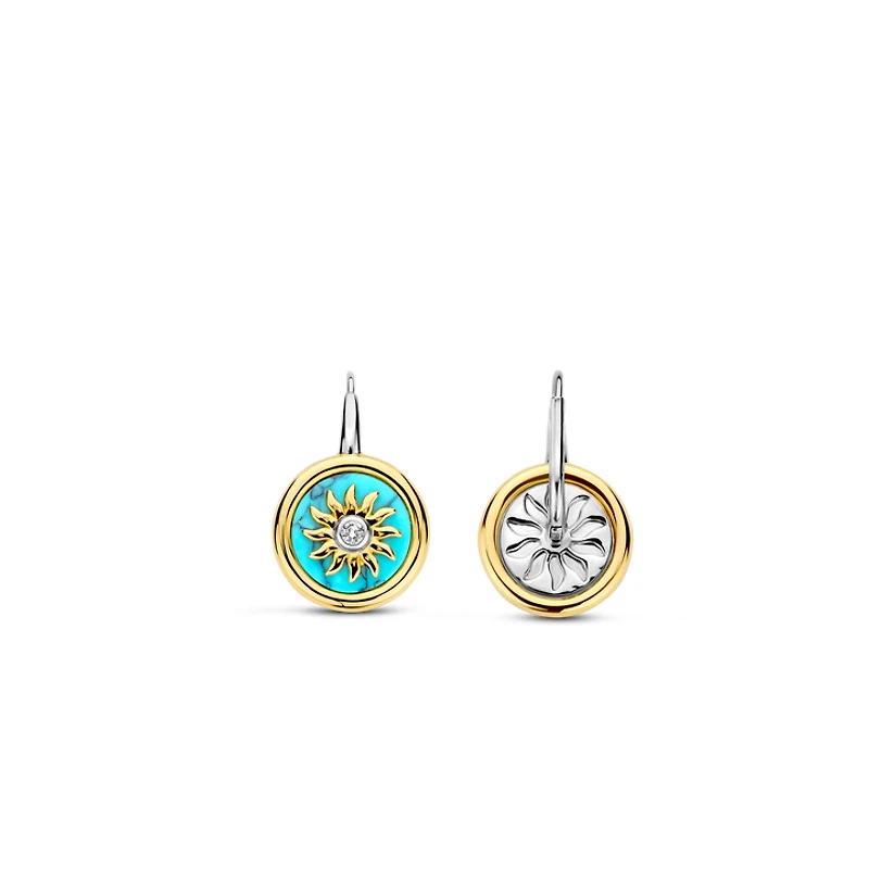 Tropical Turquoise Drop Earrings