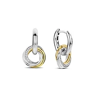 Trinity Two Tone Earrings