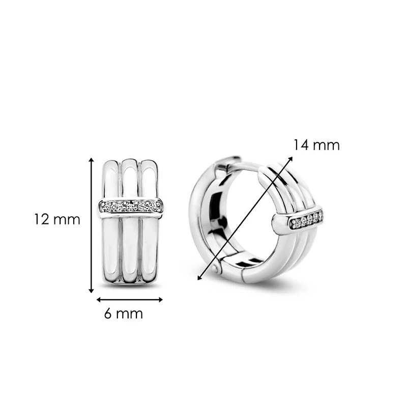 Dashing Silver Earrings