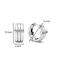 Dashing Silver Earrings