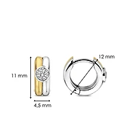 Allure Two Tone Earrings