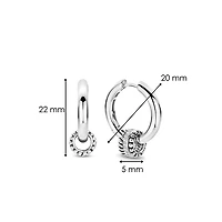 Pretty Patterns Hoop Earrings