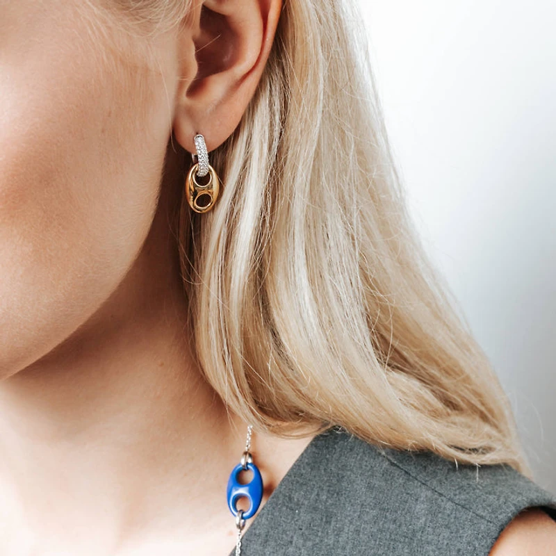 Puff Mariner G-ucci Icon Dangle Earrings