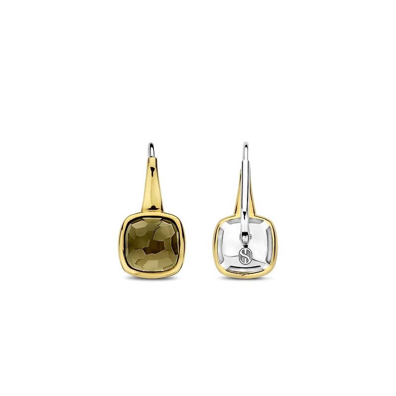 Cushion Khaki Earrings